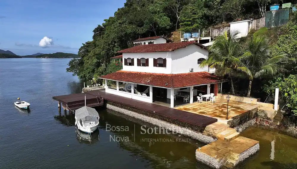 Casa rústica em ilha próxima ao continente - Ilha da Caieira, Angra dos ...